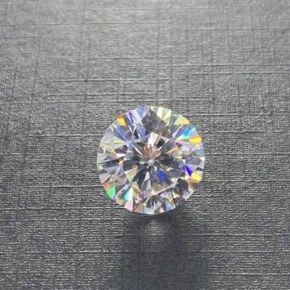 Certified Moissanite Brilliant Round Cut Diamond Loose Stone - Picture 6 of 8
